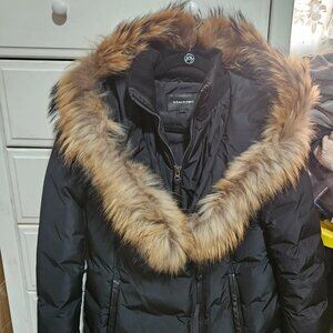 Mackage Adali F Down coat w/ natural fur Signature Mackage Collar